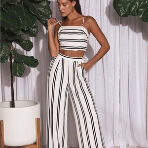 Lulu’s White Jumpsuit 2 Piece